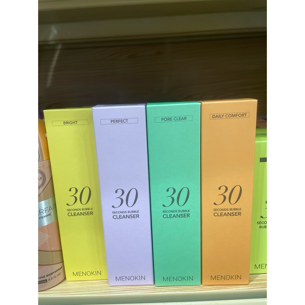 MENOKIN 30 Seconds Bubble Cleanser 150ml.