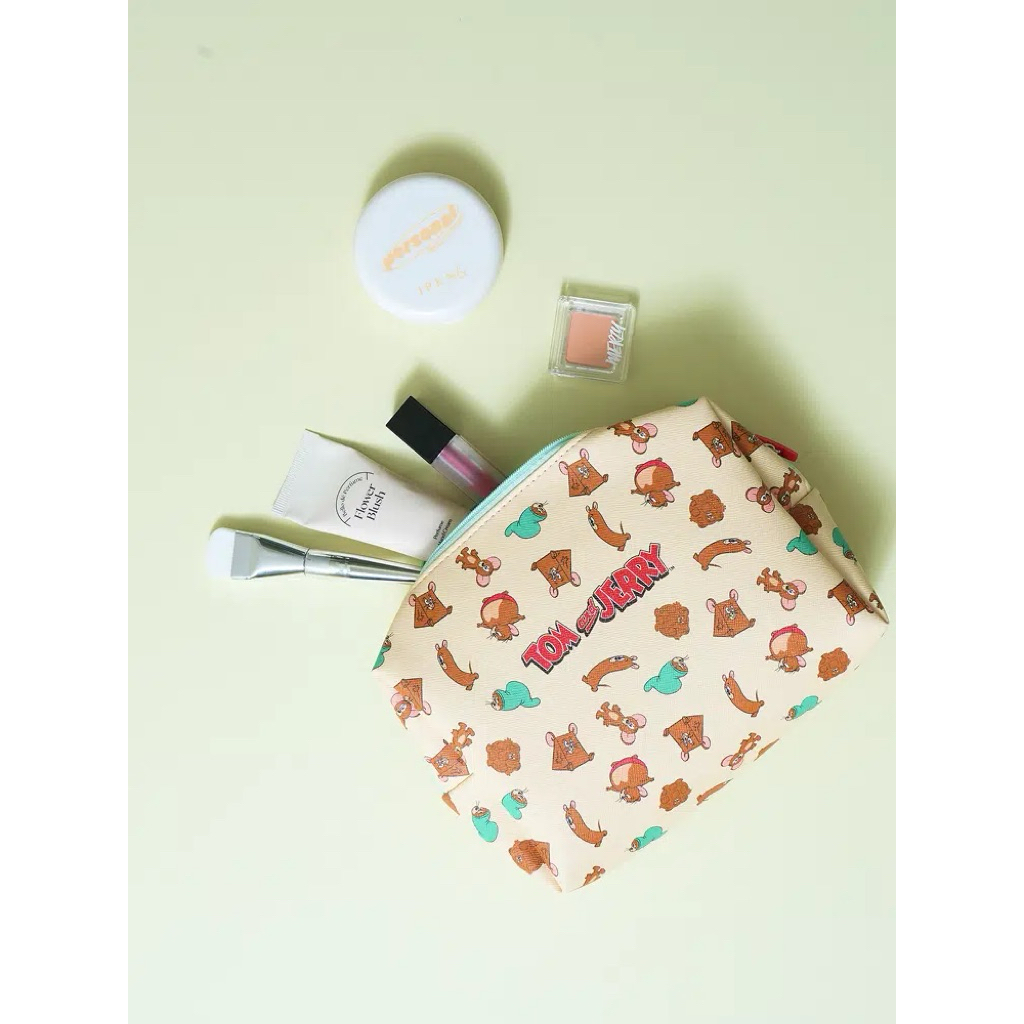 Tom and Jerry bag กระเป๋าซิปpvc  แท้ Korea 💯