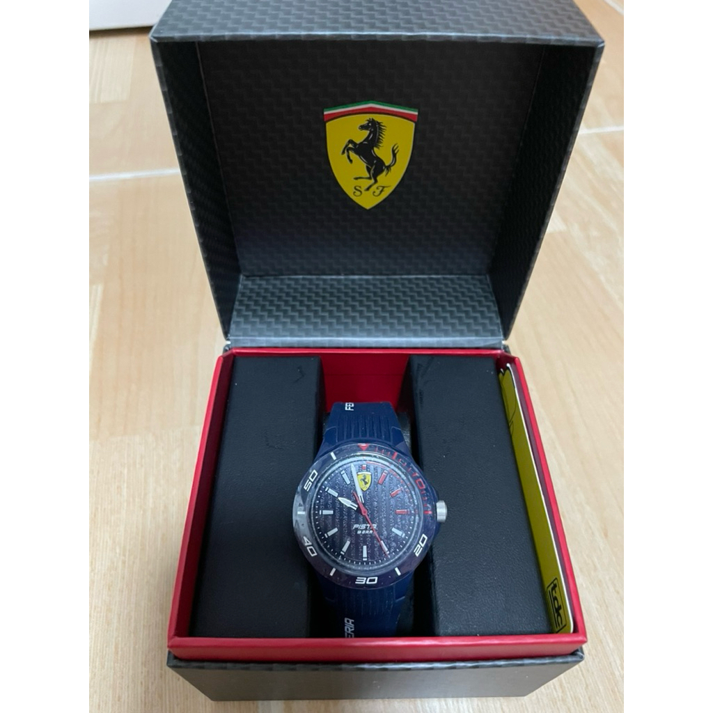 นาฬิกาข้อมือ  FERRARI ของใหม่มือ1 แท้💯ดีไซน์สปอร์ต ขนาดหน้าปัด 35mm สายซิลิโคน