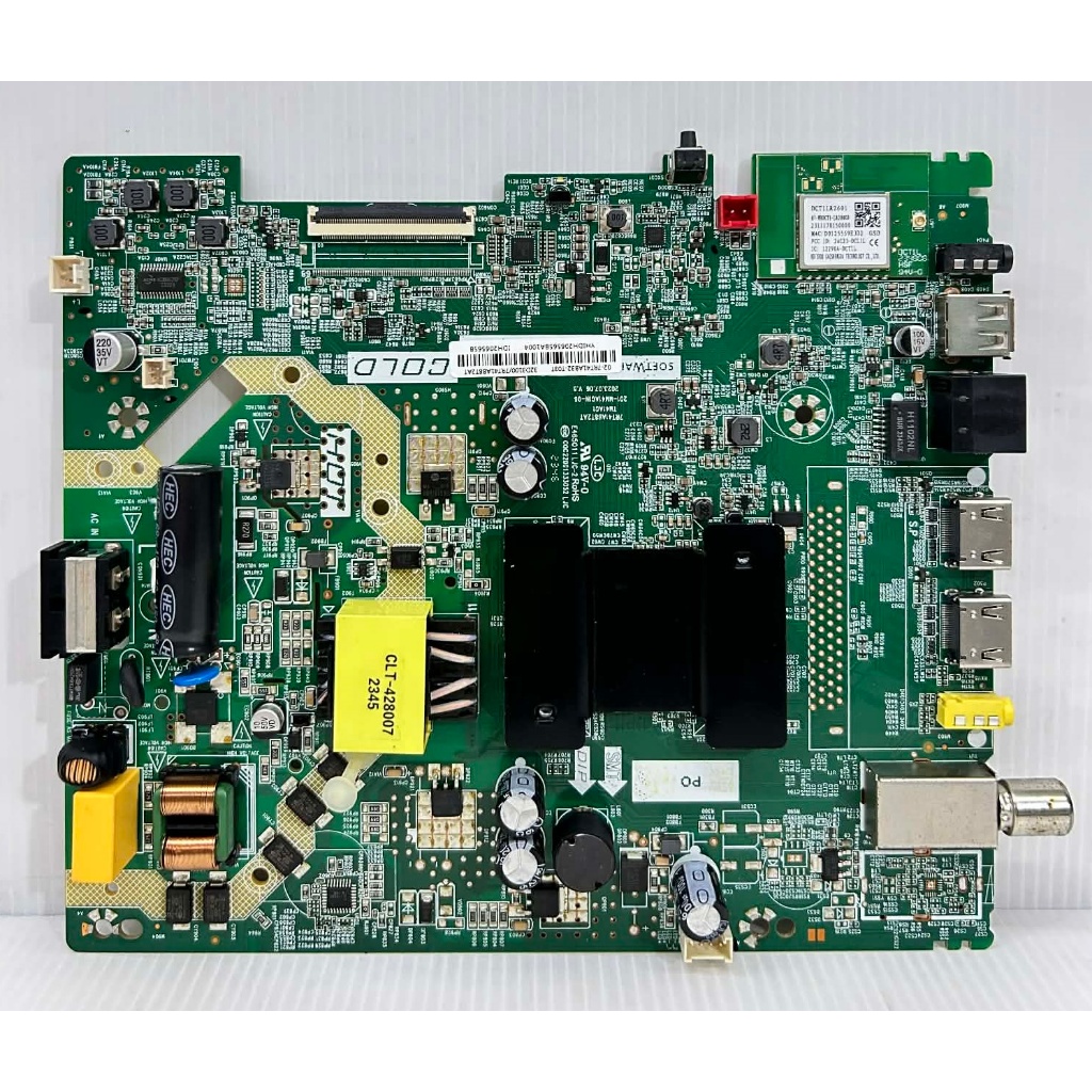 เมนบอร์ด ทีวี ACONATIC รุ่น 32HS700AN พาร์ท 7RT41AB8T2AT อะไหล่ของแท้ถอด มือ2 เทสไห้แล้ว