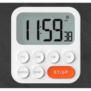 ROCKSHEAT ของแท้ นาฬิกาจับเวลาขั้นเทพ Digital Timer ตั้งสูงสุด 99 ชั่วโมง ปรับหน่วยรายชั่วโมง/5 นาที/1 นาที และ วินาที
