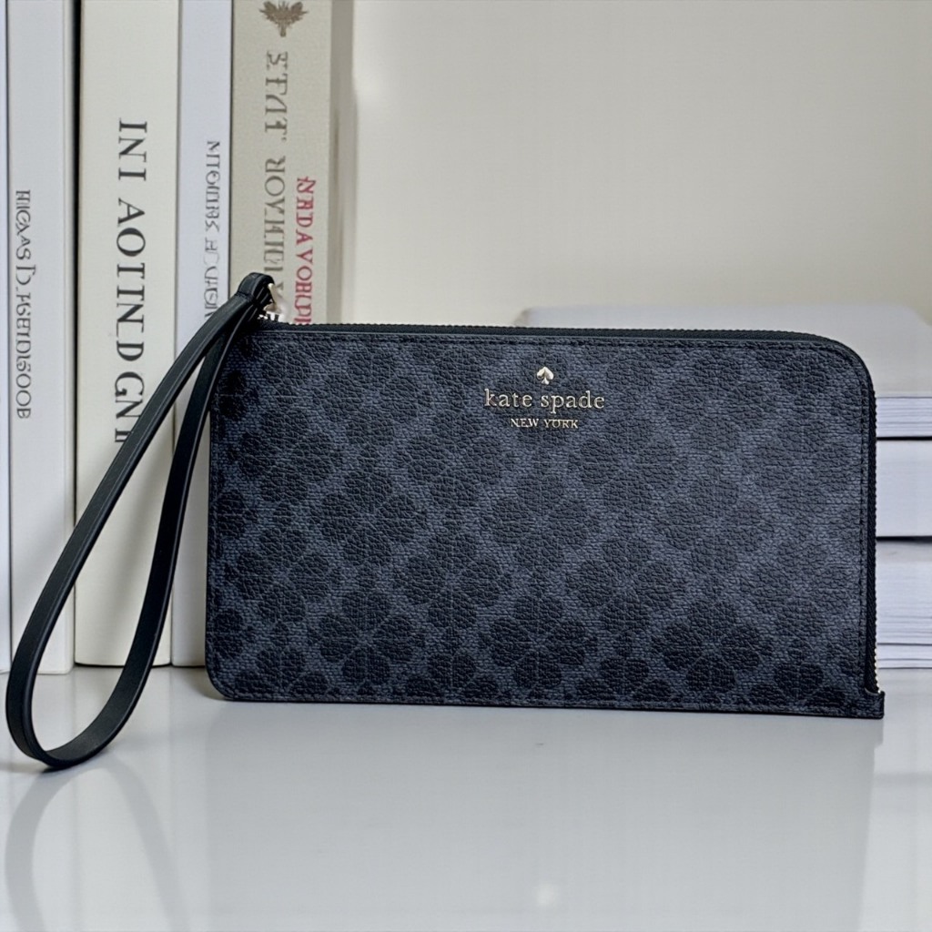 KATE SPADE กระเป๋าคล้องมือ รุ่น Lucy Medium L-Zip Wristlet มีสีให้เลือก