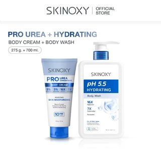 [แพคคู่] สกินอ๊อกซี่ พีเอช 5.5 ครีมอาบน้ำทำความสะอาดผิวกาย SKINOXY pH 5.5 Body Care 700ml (สูตรผิวใส/สูตรผิวชุ่มชื้น)