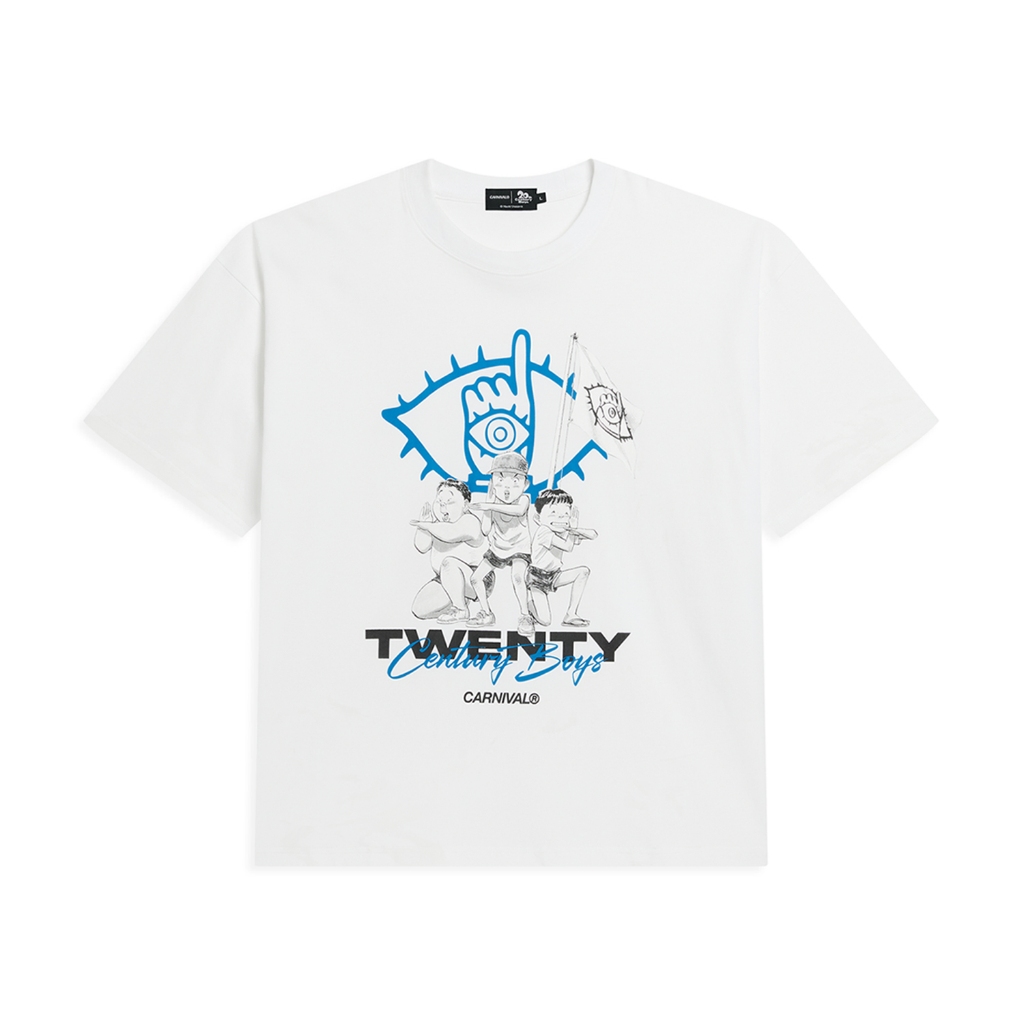 CARNIVAL CNVX20C26T11WH 20th CENTURY BOYS THE ORIGINAL T-SHIRT OVS WHITE