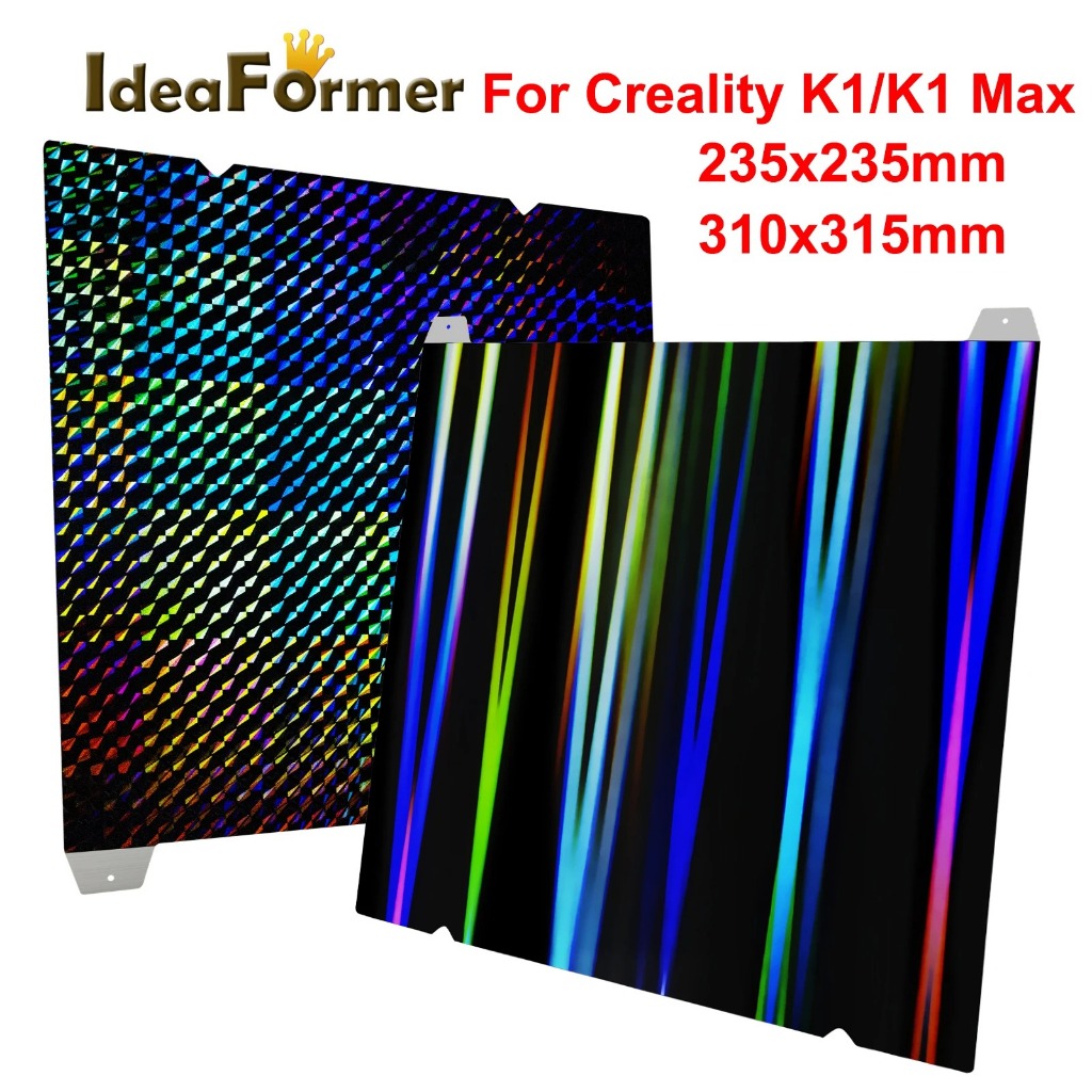 H1H Build Plate K1 Max For Creality K1 235x235 310x315mm Magnetic Double Side Phantom Light Steel Sh