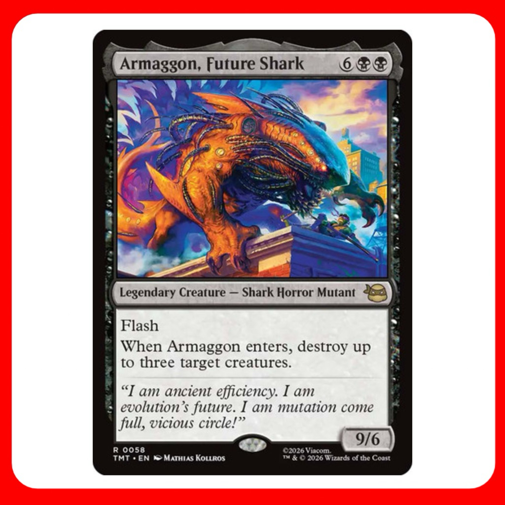 [MTG] Armaggon, Future Shark [TMT] [BLACK] [RARE] [NORMAL] [ENG] (การ์ดเมจิค / Magic the Gathering) [EDH]