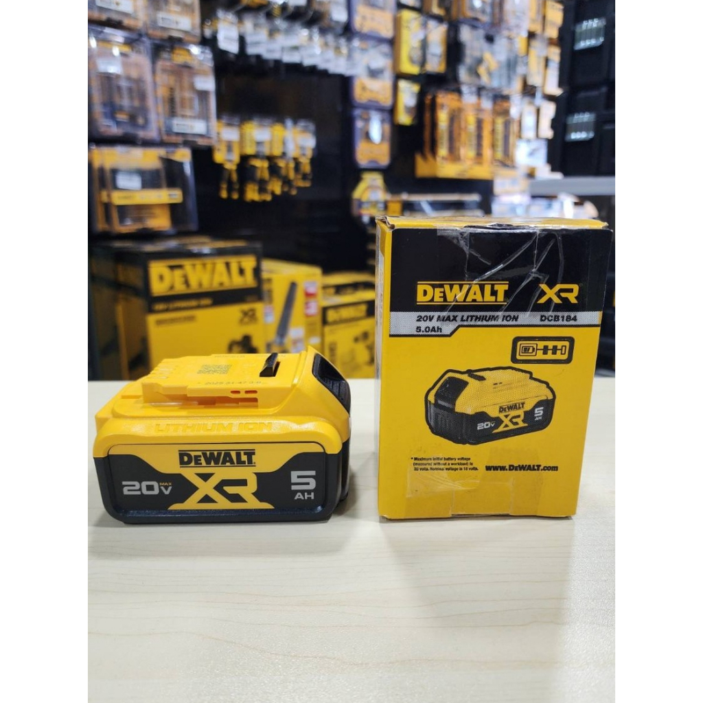 DEWALT DCB182-B1 แบตเตอรี่ 20 V MAX 5.0 แอมป์