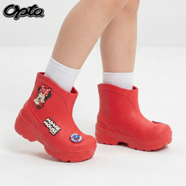 OPTA Boots Minnie Mouse อ๊อฟต้าบูท มินนี่เม้าส์ รองเท้าบูทเด็กผู้หญิง พร้อมจัดส่งทุกวัน