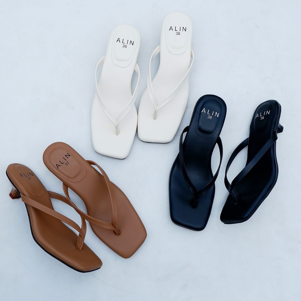 **บวกไซส์**25twentyfives - ALIN รุ่น Pasta ดีไซน์นี้กำลังเป็นเทรนด์ Quiet Luxury รองเท้าส้นสูงทรงคีบ
