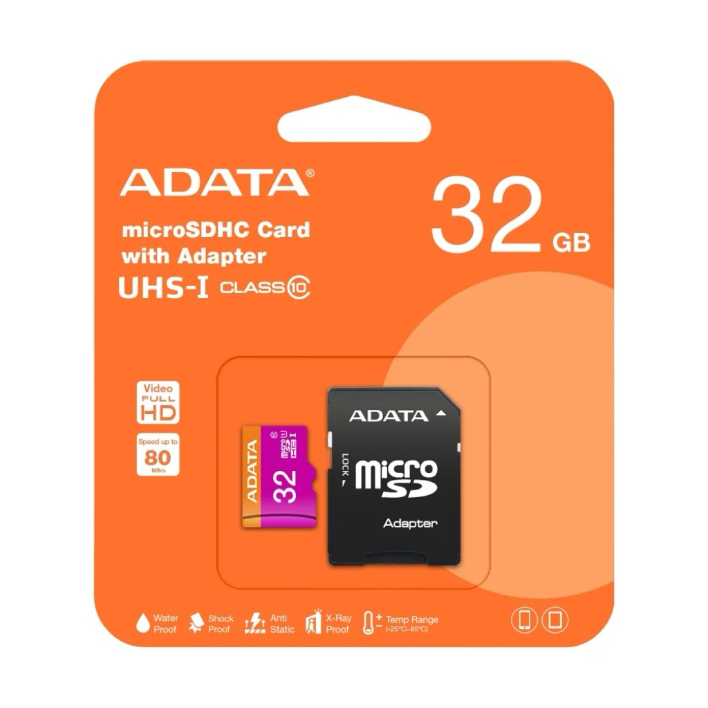 Micro SD Card ความจุ 32 GB ยี่ห้อ ADATA