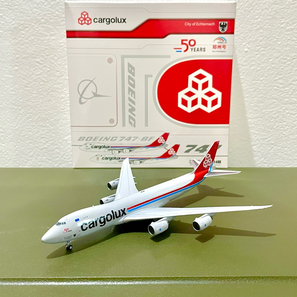 JC Wings 1/400 Cargolux Boeing 747-8F