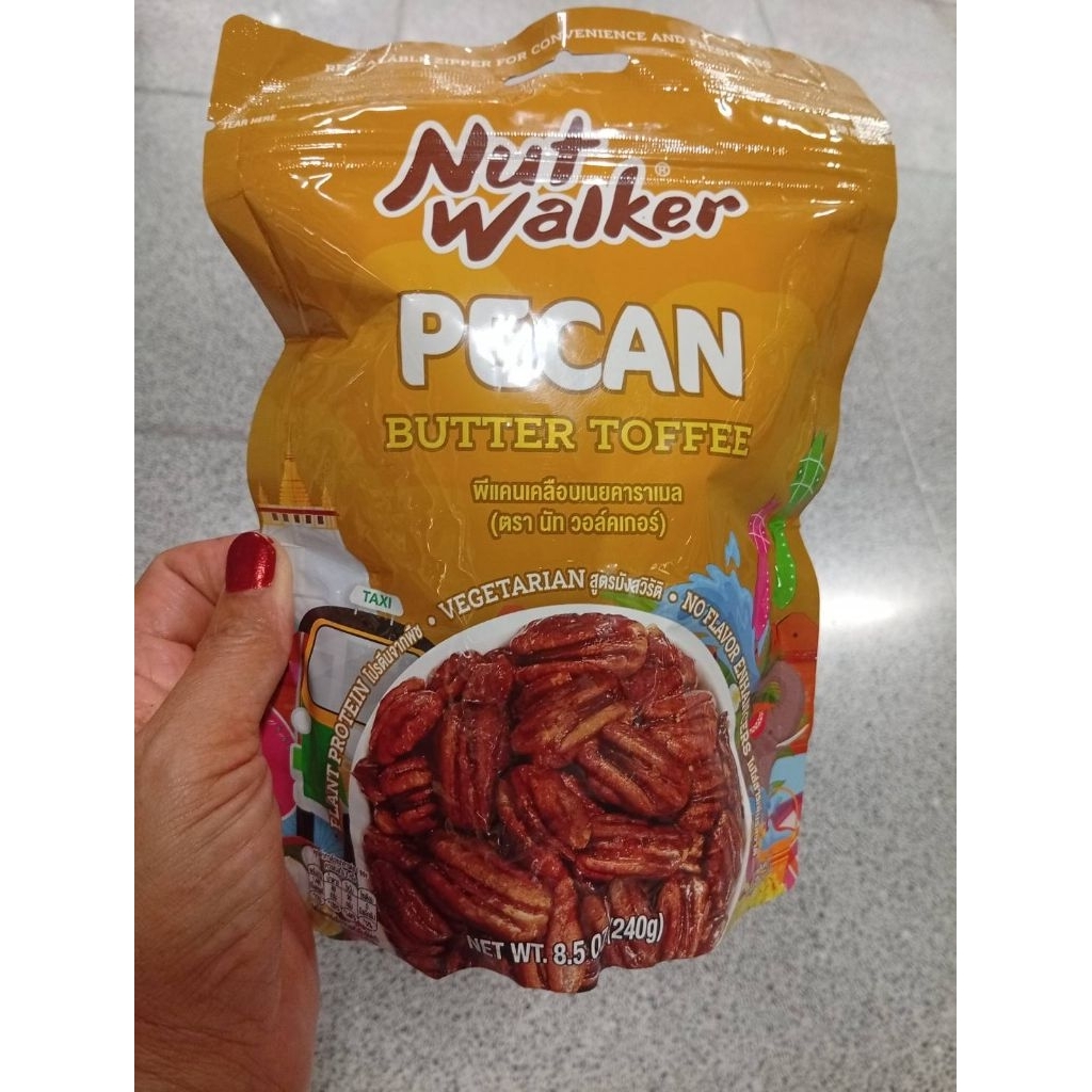 Nut Walker  Butter Toffee Pecan 240g.พีแคนเคลือบเนยคาราเมล 240กรัม