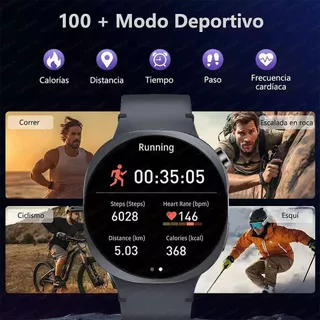 2025 ใหม่Galaxy Watch8 สมาร์ทวอทช์AMOLED1.52 IP68 กันน้ำGPSบลูทูธฟิตเนสความดันโลหิตออกซิเจนในเลือดการตรวจสอบการนอนหลั