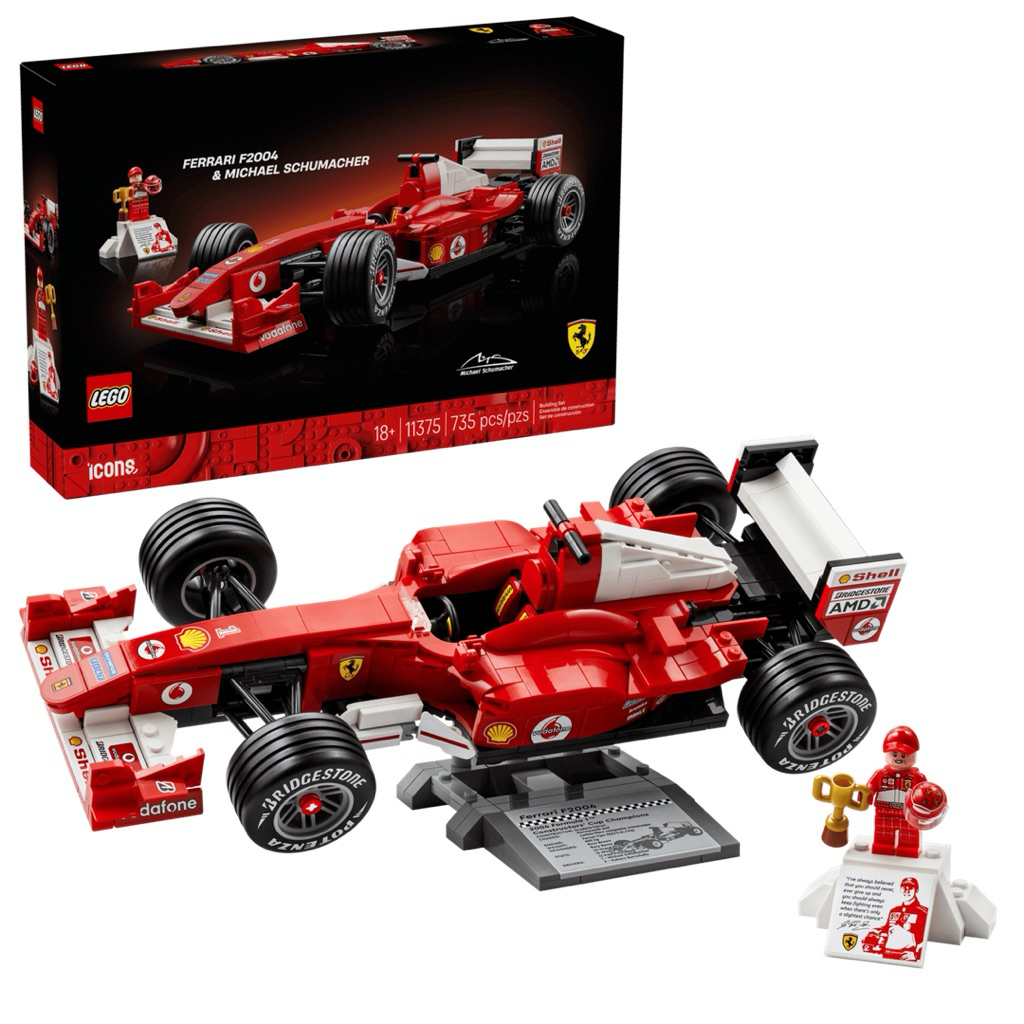 Lego 11375 Ferrari F2004 & Michael Schumacher ((ของแท้ พร้อมส่งค่ะ))