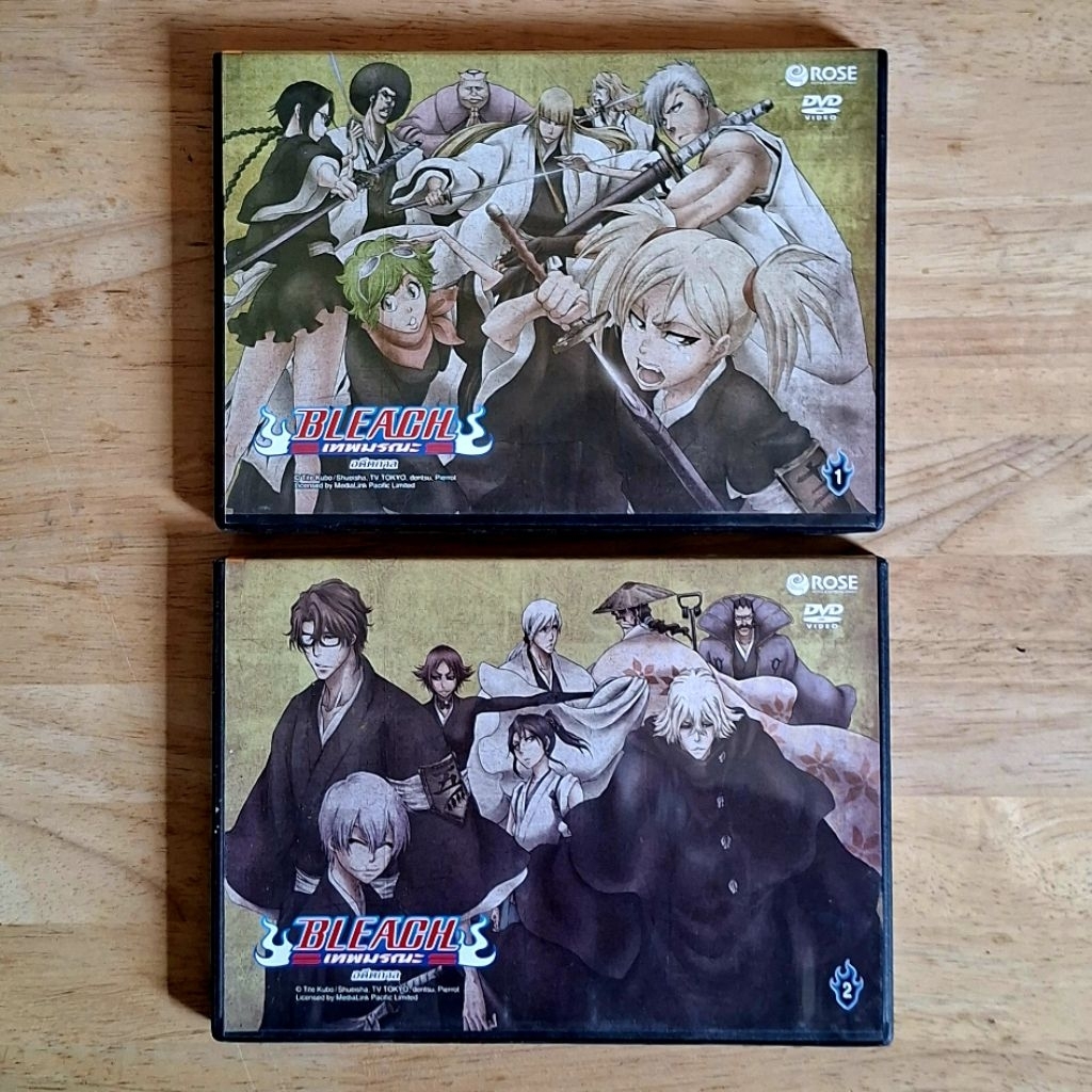 DVD หนังการ์ตูนอนิเมะ Bleach เทพมรณะ ภาค อดีตกาล มาสเตอร์แผ่นแท้