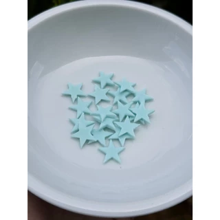 น้ำตาลแต่งหน้าเค้ก ⭐️รูปดาว⭐️ น้ำตาลตกแต่งขนม น้ำตาลกัมเพส
