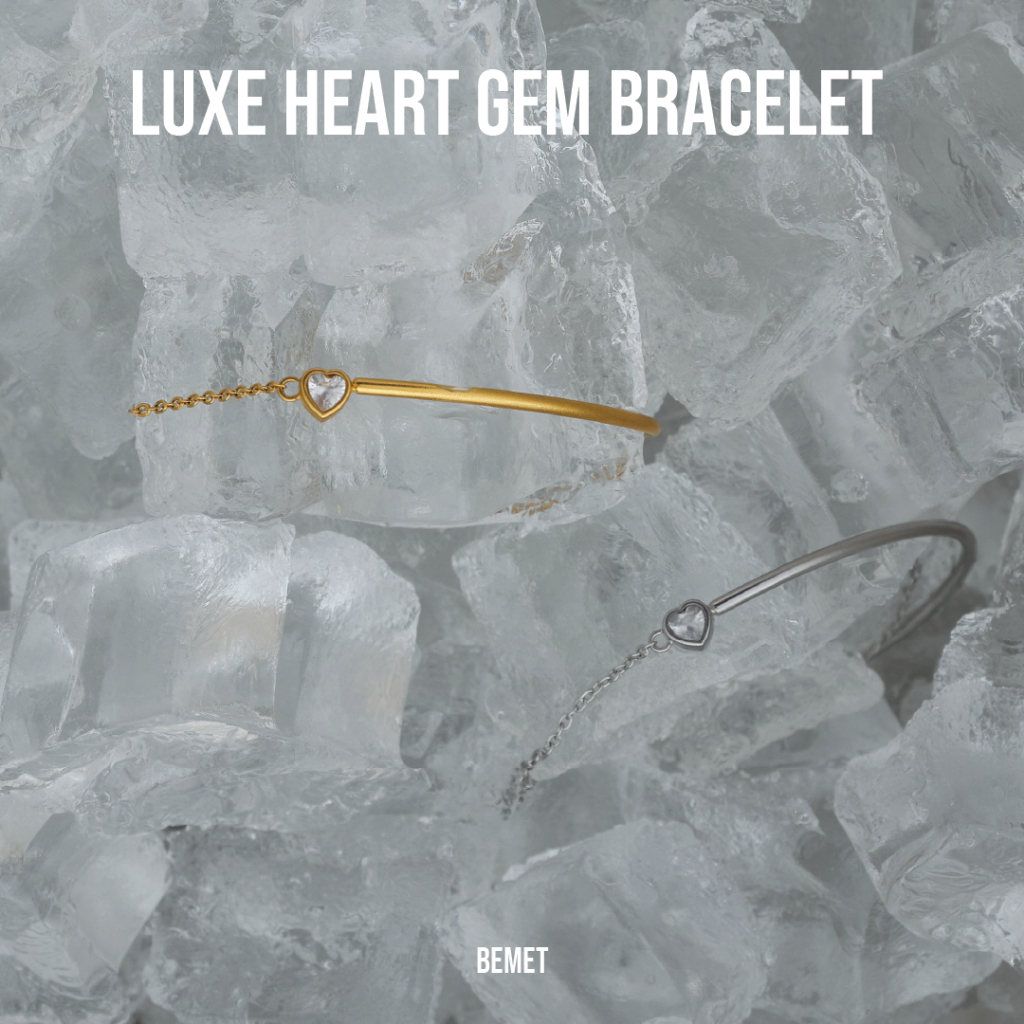 Bemet luxe gem bracelet กำไลสแตนเลส