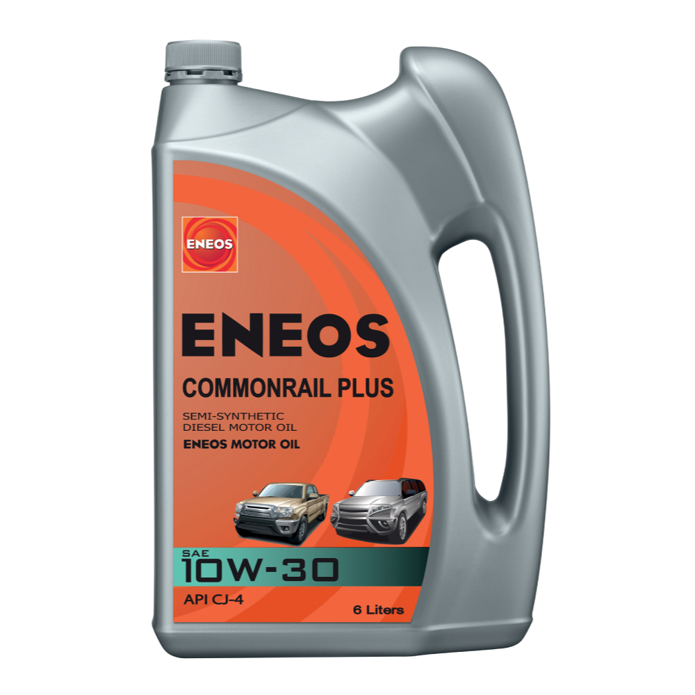ENEOS COMMONRAIL Plus CJ-4 10W-30 6L 6+1 ยกลัง เอเนออส คอมมอนเรล พลัส 10W30 6 7 ลิตร น้ำมันเครื่องยน