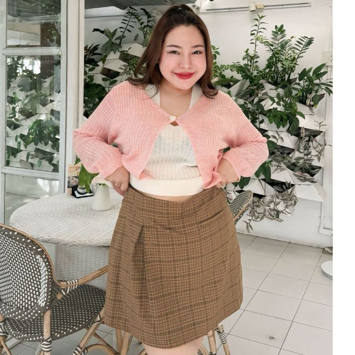 Famous Plaid skirt #FMBL-F1B027