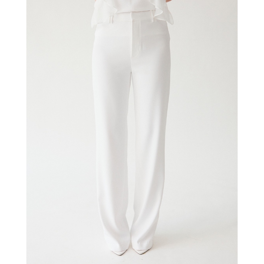 AOP Archive -Low-rise Trousers (มี2สี) กางเกงเอวต่ำ กระบอกเล็ก
