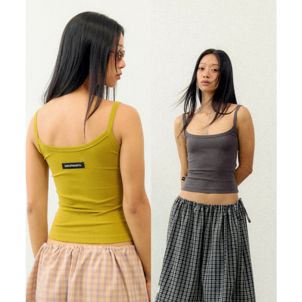 ENDOFMARCH | MONTE TANK เสื้อสายเดี่ยว ผ้ายืด