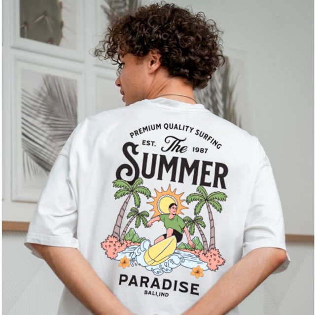 เสื้อยืด Streetwear Oversize ผู้ชาย สกรีนลาย U-009 "มีเก็บเงินปลายทาง"