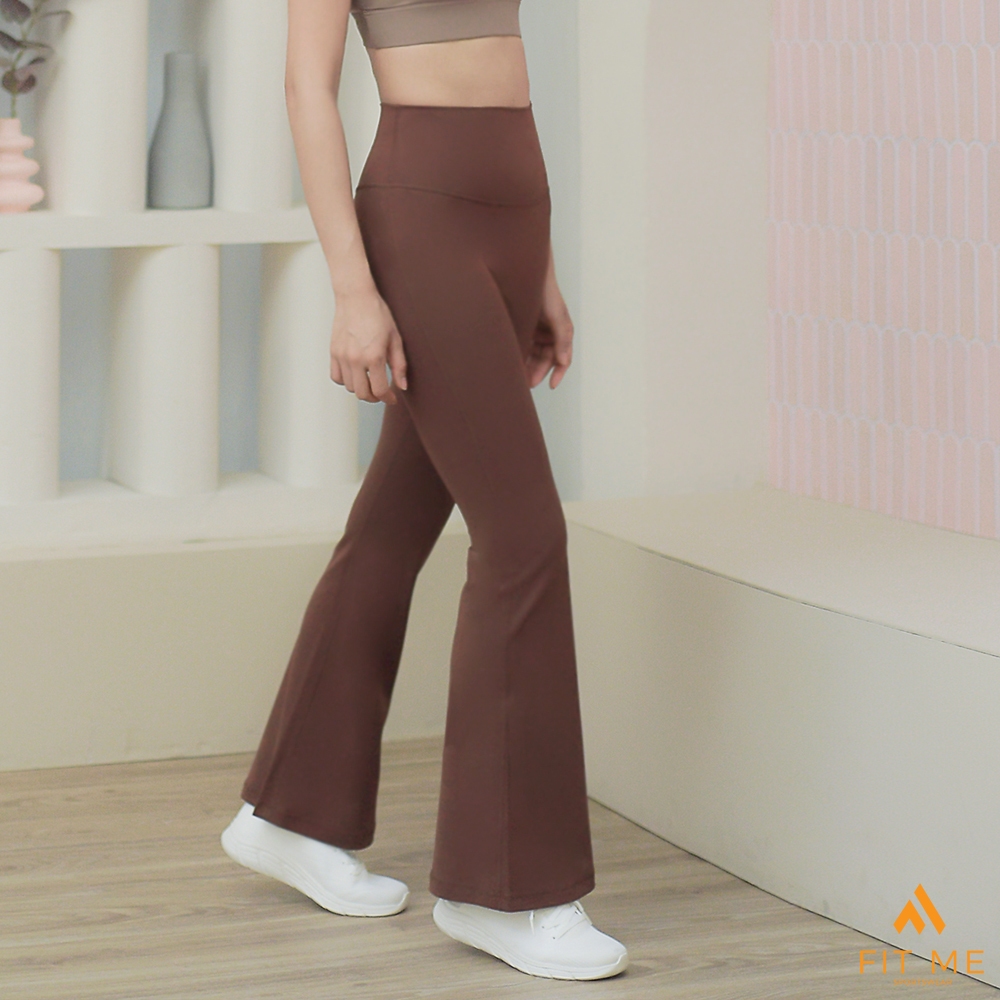Flare Leggings กางเกงออกกำลังกายขาม้า เอวสูง เก็บพุง กางเกงโยคะผู้หญิง ใส่กระชับ แห้งไว FitMeSportswear