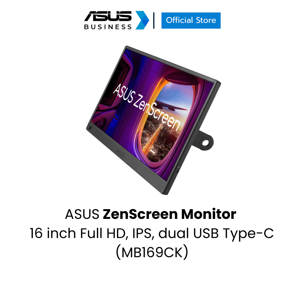 ASUS ZenScreen MB169CK Portable Monitor 15.6" IPS FHD 60Hz จอพกพา