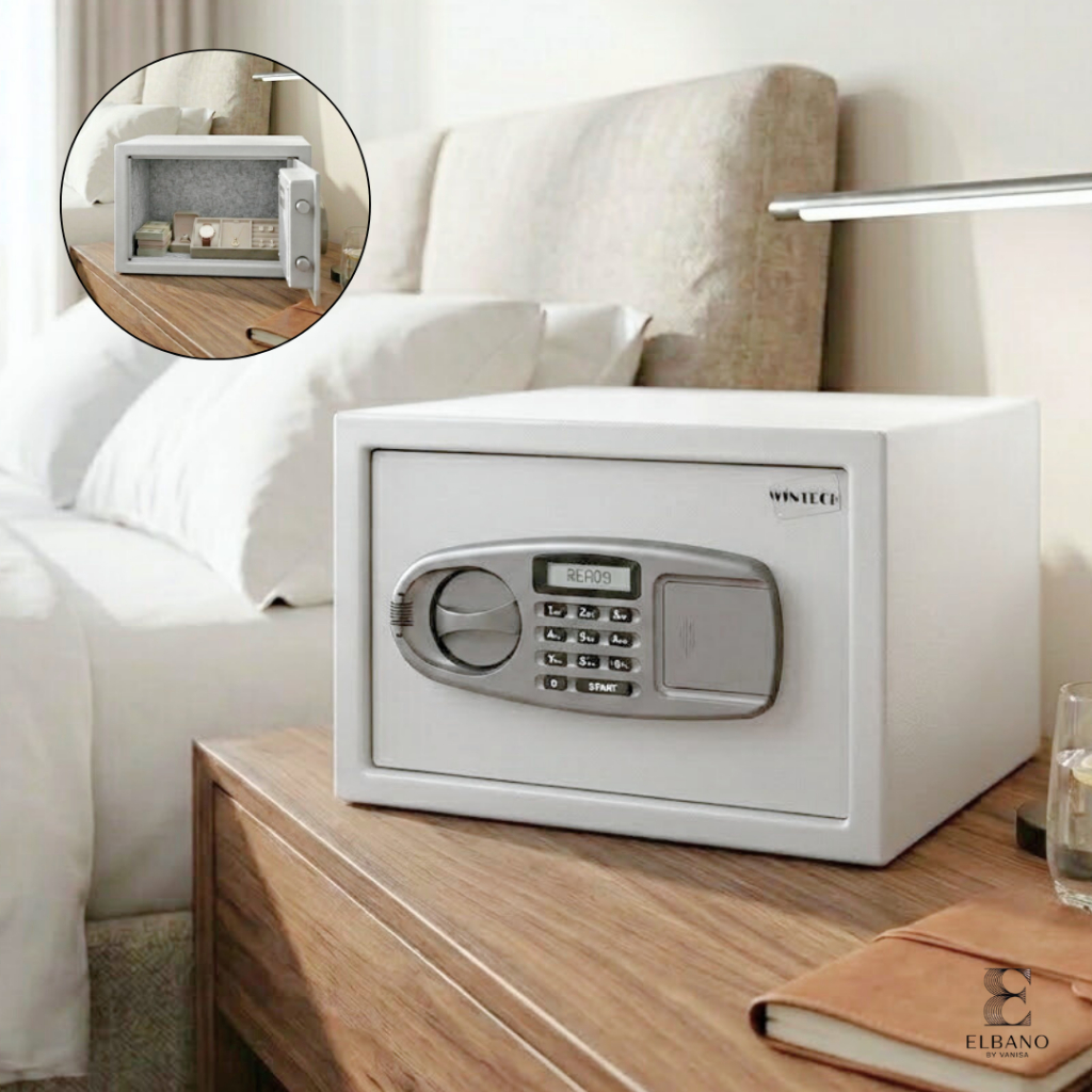 🔥พร้อมส่งง!!!🔥 Lustra ตู้นิรภัยเหล็ก LS0701.25EL1/T ขนาด 35*25*25cm SAFE BOX LS0701.25EL1/T