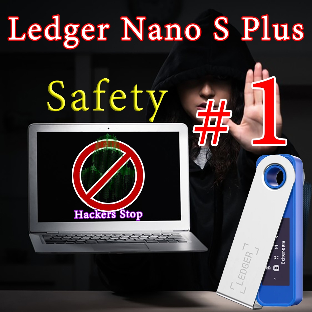Ledger Nano S Plus Hardware Wallet Crypto Cold Wallet BTC ETH USDT NFT Cold Storage Offline Private 