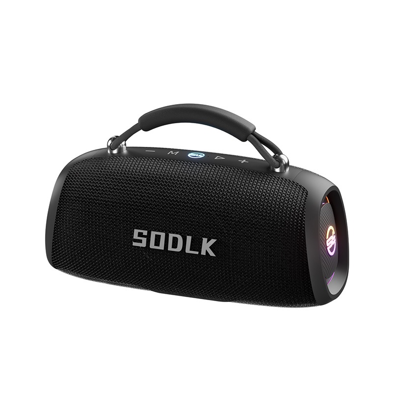 SODLK T330ลําโพงบลูทูธพกพา 100W Wireless Bluetooth Speaker กันน้ำระดับ IP67 แหล่งจ่ายไฟมือถือในตัว รองรับ USB/TF/AUX/TWS