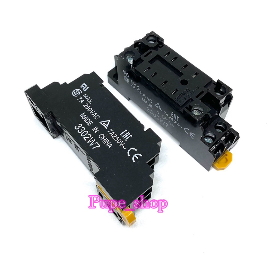 ซ็อกเก็ต รีเลย์ MY2N PYF08A-E  Socket OMRON สินค้าพร้อมส่ง ออกบิลได้