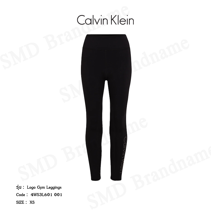 Calvin Klein Sport กางเกงออกกำลังกาย รุ่น Logo Gym Leggings Code: 4WS3L601 001