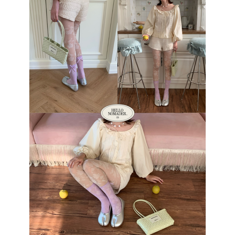 NOMADE.& พร้อมส่ง Daisy Spring Blouse  {เสื้อคอตตอนแขนยาว}