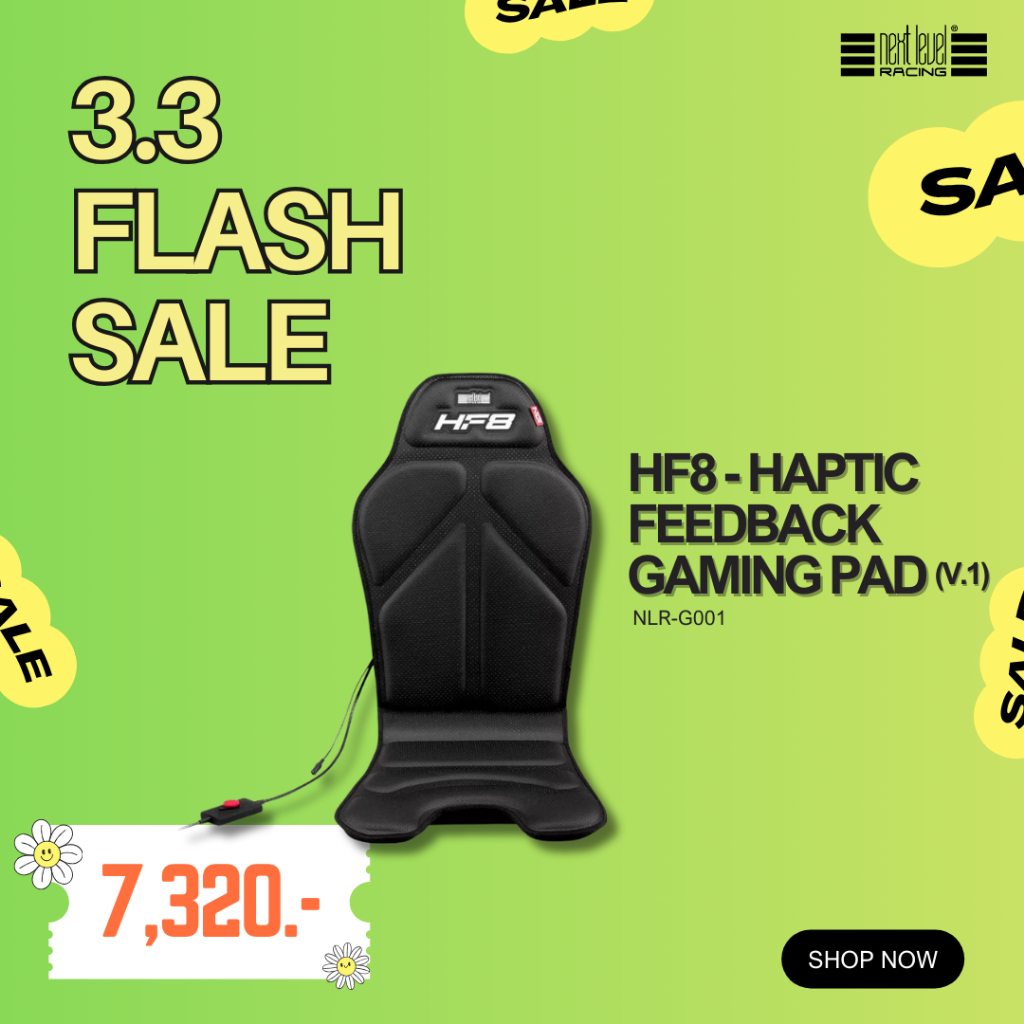 [พร้อมส่ง] Next Level Racing HF8 - Haptic Feedback Gaming Pad (V.1)  (NLR-G001) / PRO V.2 (NLR-G006)