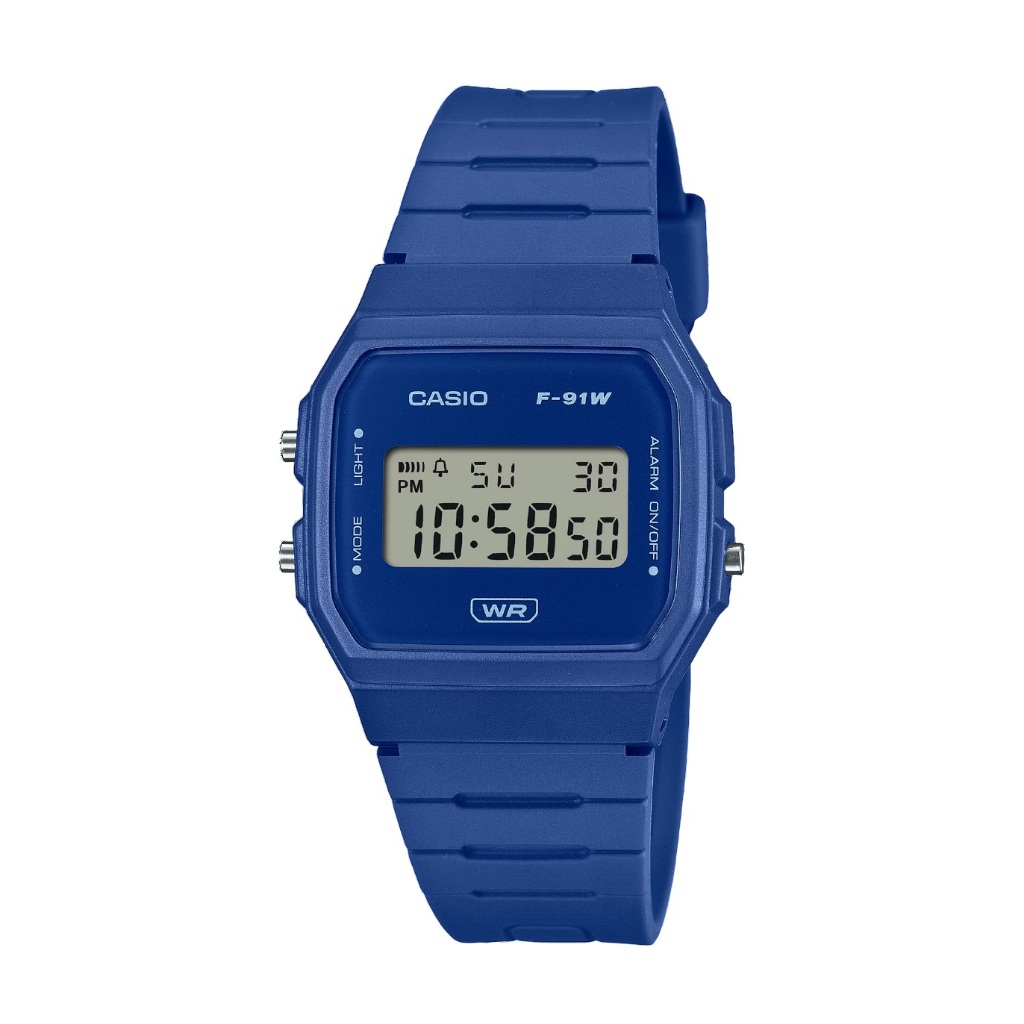 Casio นาฬิกาข้อมือ Unisex รุ่น F-91WB-2A1DF Casual watch Quartz
