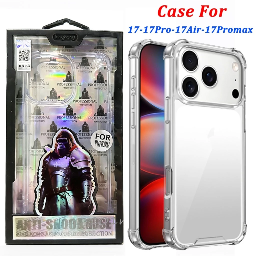 Kingkong เคสใส คิงคอง กันกระแทก สำหรับ ไอโฟน13 15 14 16 12 11 Pro Promax 16e 17E 6,7,8 Plus 17Air 16Pro 17Pro 17Promax