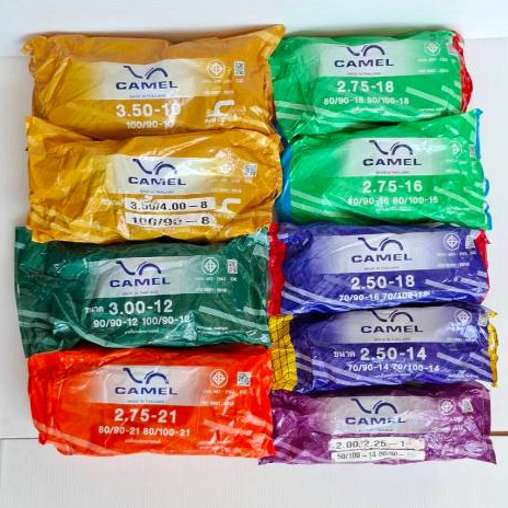 ยางในสำหรับรถมอเตอร์ไซค์ ยางใน CAMEL 3.50(100/90) -ขอบ 10