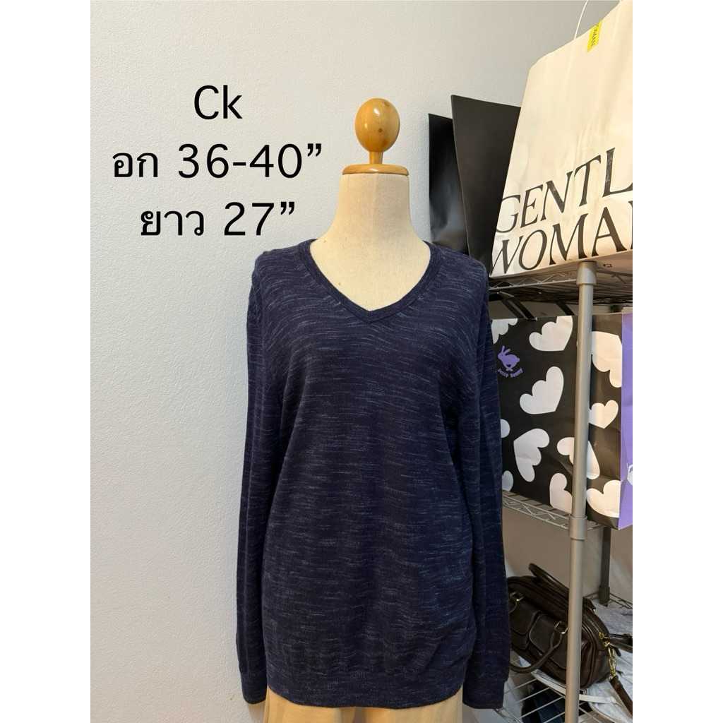 เสื้อแขนยาว CK แท้มือสอง
