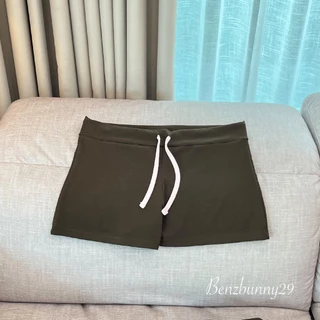 Benzbunny - กางเกงขาสั้น Summer ผ้ายูนิโคล่หนานิ่ม สายปรับได้ ผ้ายืดเยอะ #1048