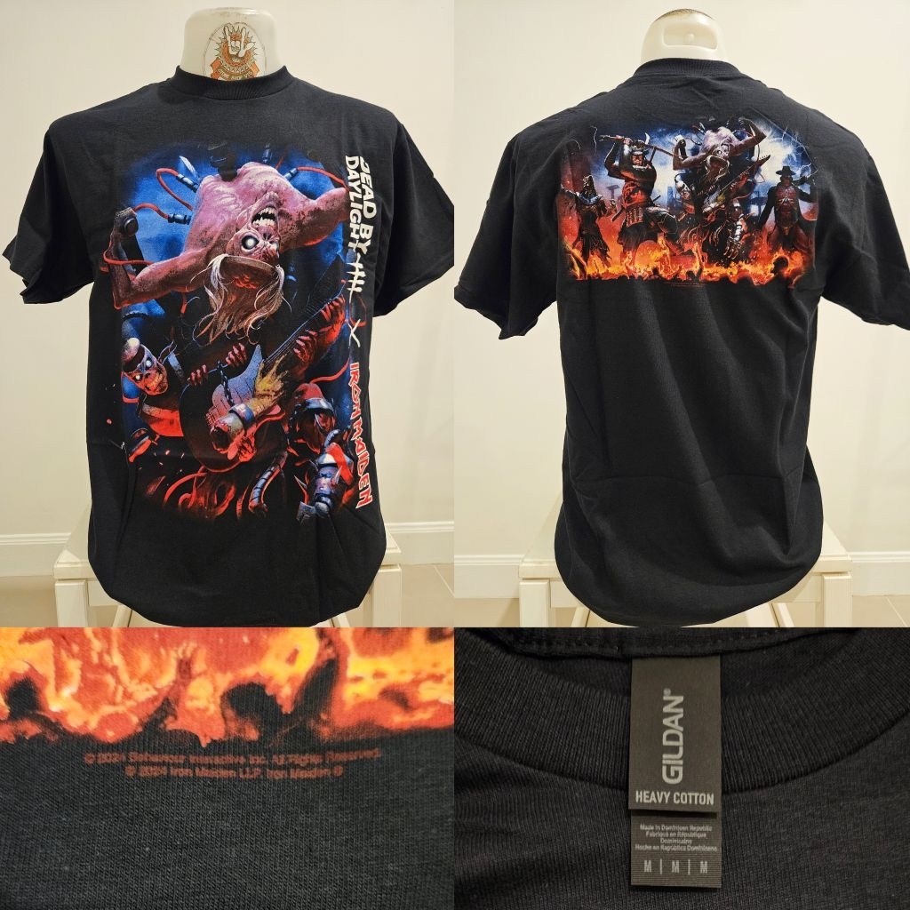 🌍เสื้อวง เสื้อวงร็อค IRON MAIDEN X DEAD BY DAY LIGHT Limited🚩งานลิขสิทธิ์แท้ นำเข้า 100% ป้ายGILDAN 