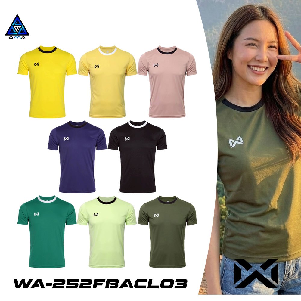 ลดแล้วลดอีก30% Warrix เสื้อฟุตบอลคอกลมแขนสั้น “MOTION LITE” รุ่น WA-252FBACL03 แท้100%