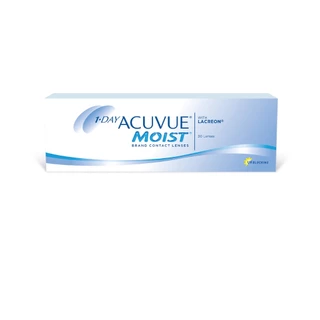 Acuvue Moist 1 Day รายวัน คอนแทคเลนส์ใส แอคคิววิว 30 ชิ้น/กล่อง