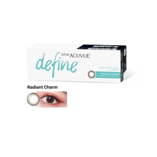 Acuvue 1 Day Define สีRadiant Charm รายวัน คอนแทคเลนส์สี จำนวน 30 ชิ้น/กล่อง