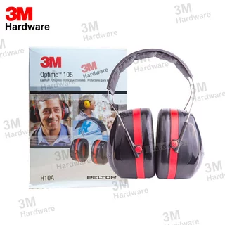 3M Optime 105 ที่ครอบหูลดเสียง Earmuffs รุ่น H10A ค่าการลดเสียง 105 เดซิเบล NRR 30 dBA