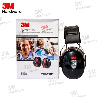 3M Optime 105 ที่ครอบหูลดเสียง Earmuffs รุ่น H10A ค่าการลดเสียง 105 เดซิเบล NRR 30 dBA