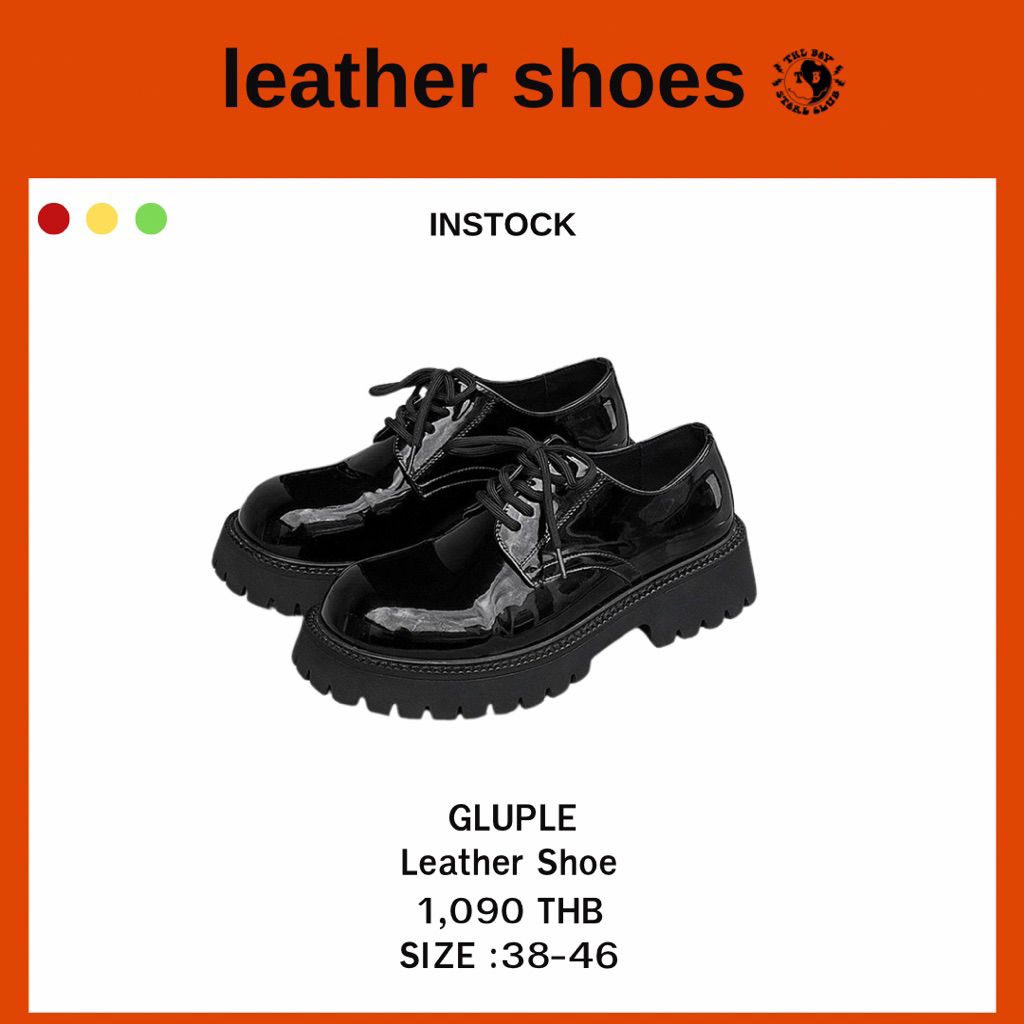 THEBOY-GLUPLE shoes รองเท้าหนังแก้ว