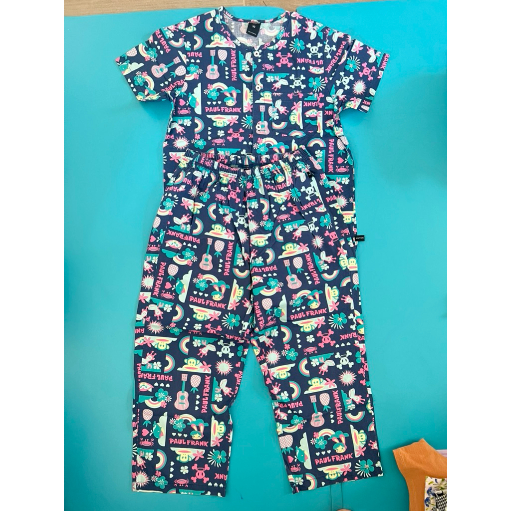ชุดนอนเด็ก paul frank kids ของแท้ มือสอง ไซส์ 10