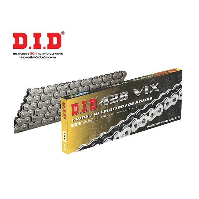 D.I.D โซ่รถจักรยานยนต์ 428VIX 132 ZB  T-Ring