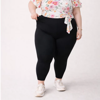 กางเกงเลกกิ้ง จัมโบ้5XL เอว44-54ใส่ได้ ขายาว-4ส่วน ผ้ายืดเยอะ ใส่สบาย ไม่บาง สาวอวบ Plus size